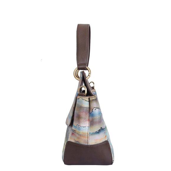 Hand-Painted Ladies' Top Handle Satchel Bag – Handbag Purse, Crossbody Sling Bag - Picture 7 of 9
